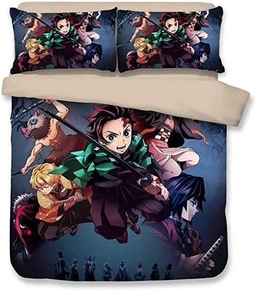 Demon Slayer Corps Bed Set  Anime Bedding