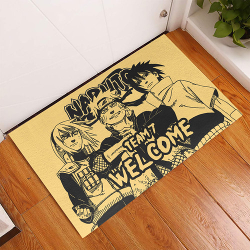 Naruto Team 7 Anime Rubber Doormats