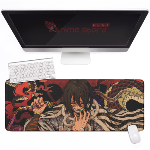 Obanai Iguro Desk Pad Custom Demon Slayer Gaming Anime Mouse Pad