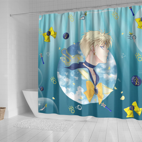 Sailor Moon Shower Curtain Custom Uranus Character Design