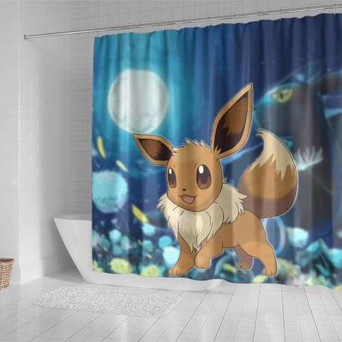 Pokémon Shower Curtain Custom Umbreon Character Design