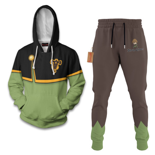 Finral Roulacase Black Clover Hoodie And Jogger Set Anime Clothes