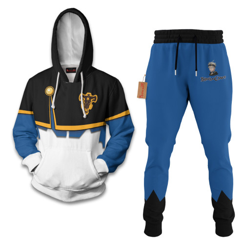 Asta Black Clover Hoodie And Jogger Set Anime Clothes