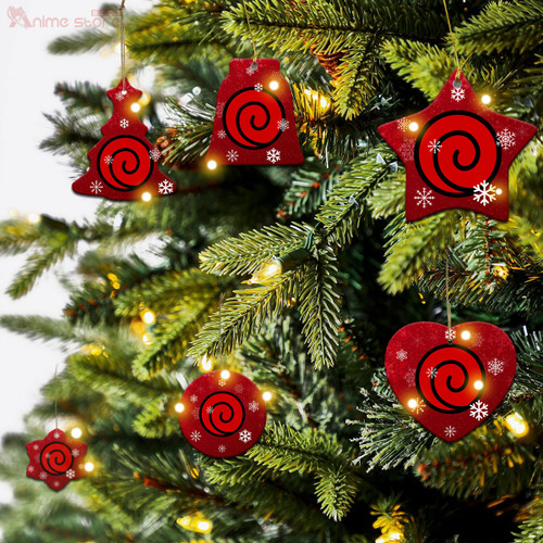 Uzumaki Clans Symbols Christmas Tree Ornaments Custom Naruto Anime