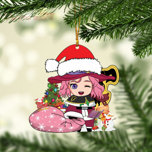 Vanessa Enoteca Christmas Ornaments Two-Sided Print Custom Black Clover Anime Set