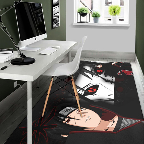 Itachi Mangekyou Kotoamatsukami Shito Naruto Rug Anime Custom Carpet