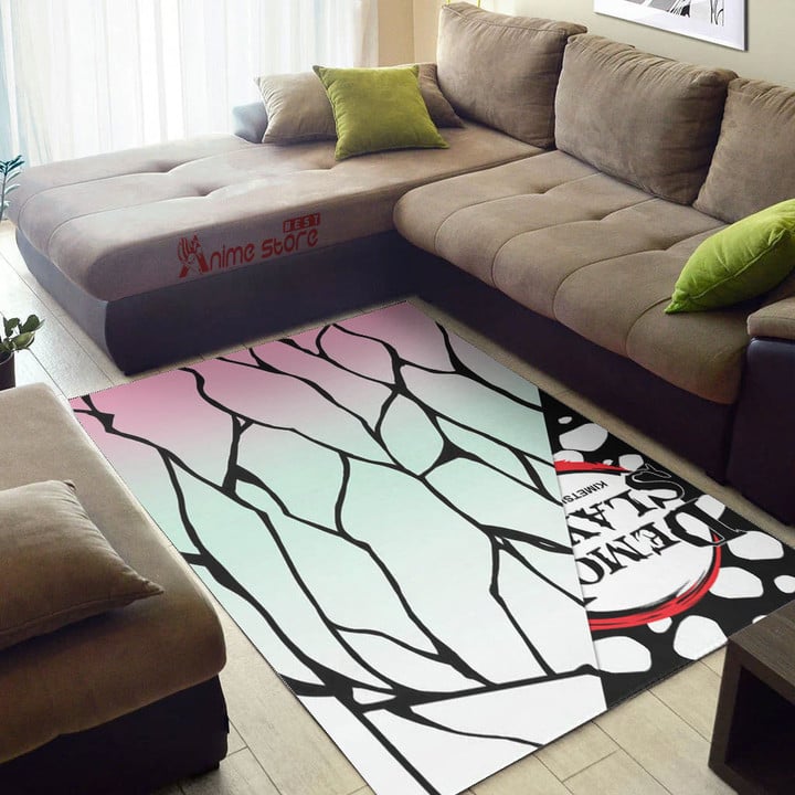 Demon Slayer Rug Shinobu Kocho KNY Anime Carpet Floor Mats