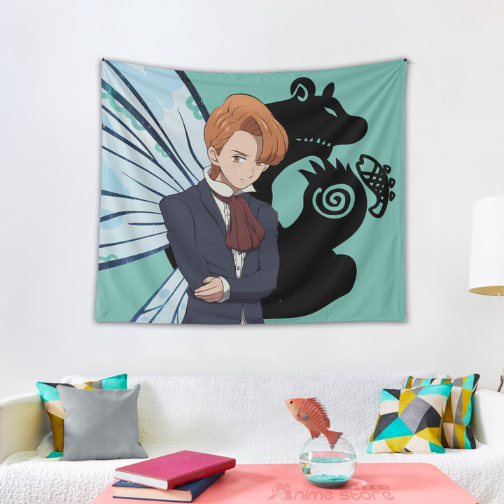 King Seven Deadly Sins Tapestry Custom Anime Home Decor