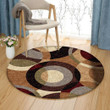 Colorful Geometric DN1701041RR Round Carpet