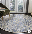 Marys Rustic Hand Tufted Wool CLA1610097RR Round Carpet