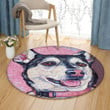 Dog DV1810090RR Round Carpet