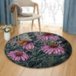 Echinacea Flower VD1810085RR Round Carpet