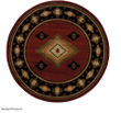 Red Traditional CLM1610237TM Round Carpet