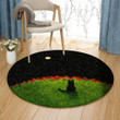 Black Cat BT0611128RR Round Carpet