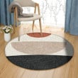 Geometric Modern DN2810155RR Round Carpet