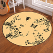 Flower And Butterfly CLP0511071MT Round Carpet