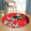 Santa Claus And Reindeer DN0411048RR Round Carpet