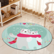 Polar Bear CLP0511156MT Round Carpet