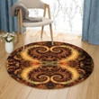 Fractal Spirals HT1811077TM Round Carpet