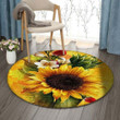 Sunflower HN060973RR Round Carpet