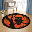 Owl Halloween QN020820A Round Carpet