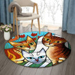 Cats HN3009026RR Round Carpet