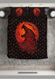 Norse Howling Wolf Bedding Set TGJEO