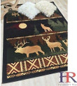 Red Wolf And Deer CLM3009127M Rug