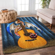 Red White And Blue Guitar Dragon HN0411203R Rug