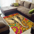 Afro Elephant Paisley Design African American Area Rug Home Decor