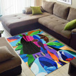 Colorful Fish African American Area Rug Home Decor