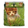 Cat In Garden Duvet Cover Bedding Set IYS