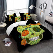 Sugar Skull Green Flowers CLA1210459B Bedding Sets