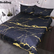 Gold Glitter Black Marble Stone CLH1510111B Bedding Sets