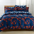 Orange Curved Leaves CLP1410119TT Bedding Sets