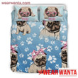 Cute Pug Dog Lover CLH1412041B Bedding Sets
