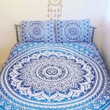 Shades Of Blue Ombre Bohemian Mandala CLH1210178B Bedding Sets