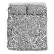 Grey And White Aztec CL16100368MDB Bedding Sets