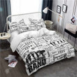 Black And White Marching Ban CLM1511035B Bedding Sets