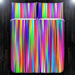 Colorful Rainbow Multicolor Stripe CLH10101020B Bedding Sets