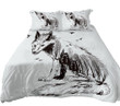 Black And Grey Wolf CLM1511033B Bedding Sets