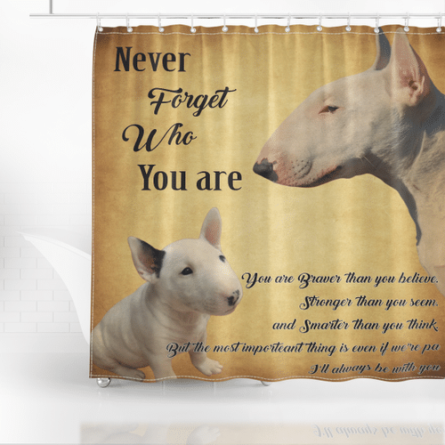 Woonistore  Bull Terrier Shower Curtain