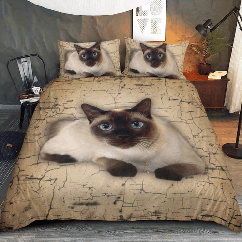 Woonistore  Siamese Cat Bedding Set W0509204 Bedroom Decor