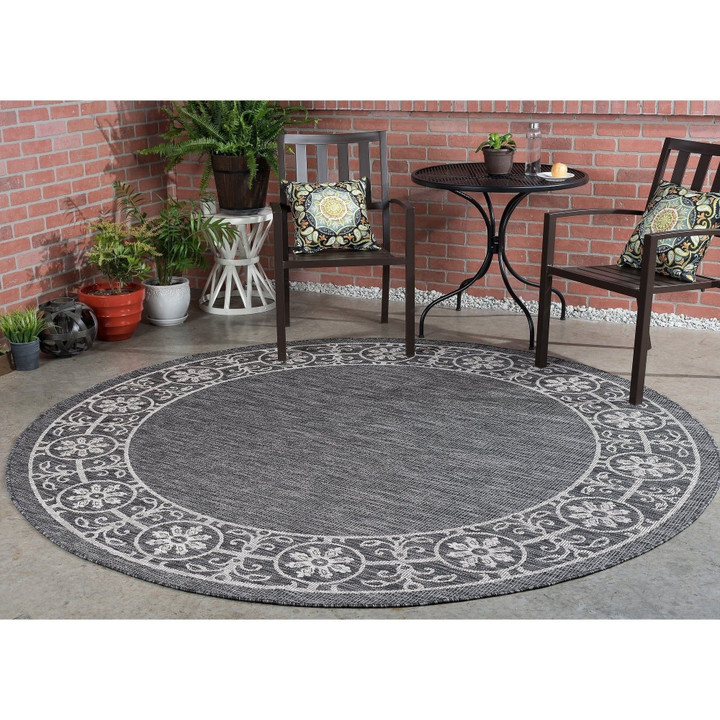 Colonnade Traditional Border CLA1610243RR Round Carpet