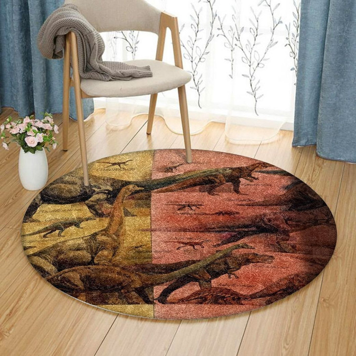 Dinosaurs NN1510031TM Round Carpet