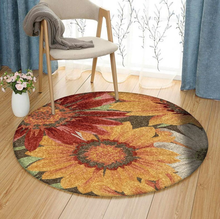 Sunflower HM1411099TM Round Carpet