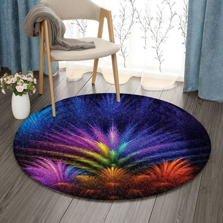 Feather VD1610107RR Round Carpet