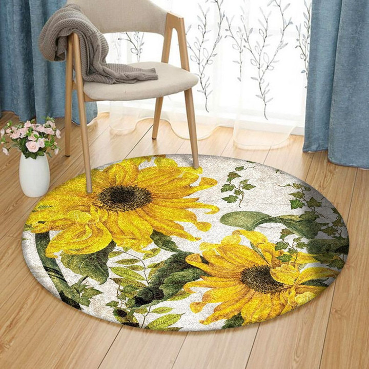 Sunflower ML1701121RR Round Carpet
