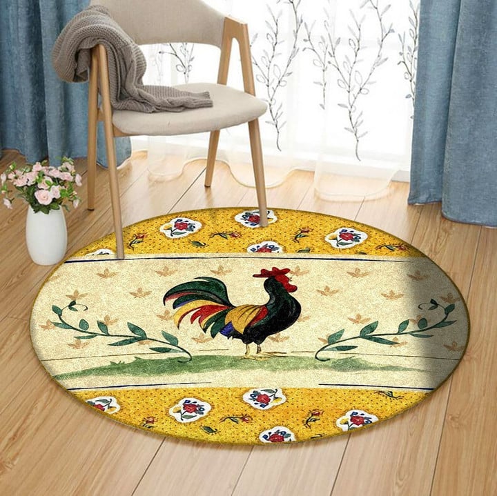 Chicken HT1411027TM Round Carpet