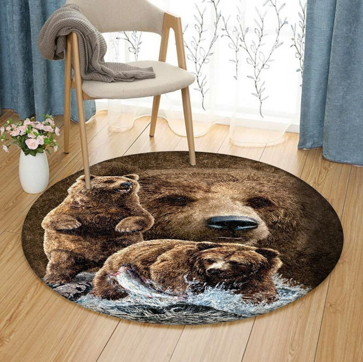 Bear HM1601009TM Round Carpet